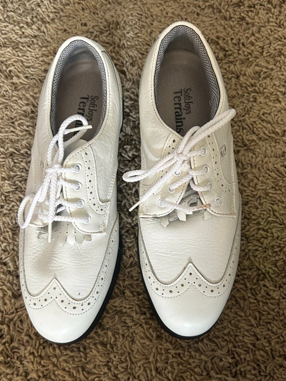 FootJoy SoftJoys Terrains White Women's Size 7 M Golf Shoes